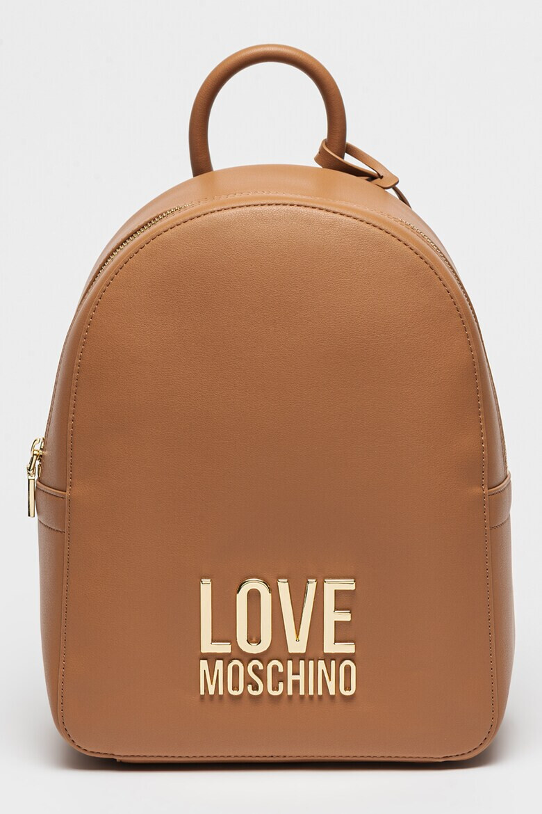 Love Moschino Rucsac de piele ecologica cu aplicatie logo metalica - Pled.ro