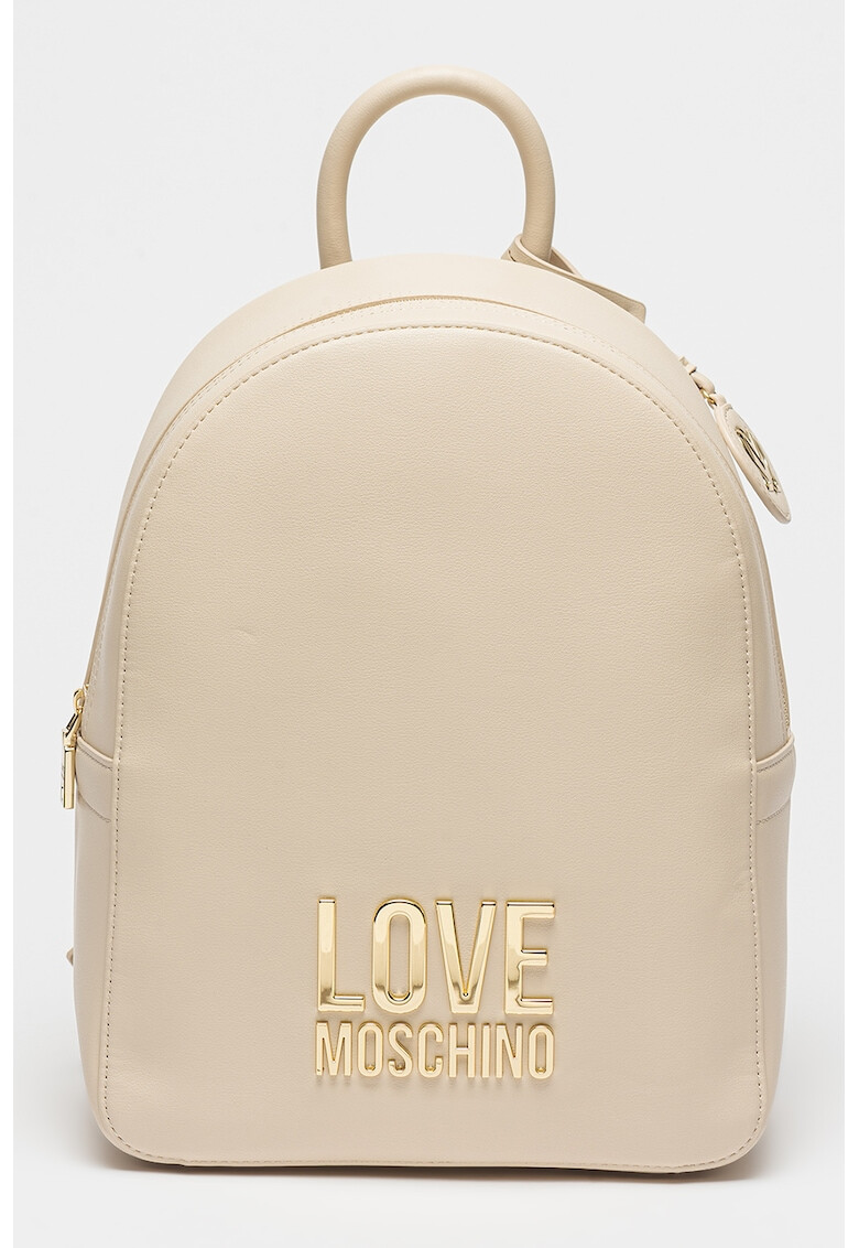 Love Moschino Rucsac de piele ecologica cu aplicatie logo metalica - Pled.ro