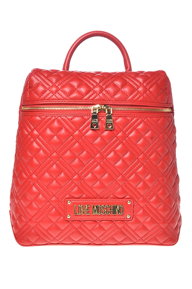 Love Moschino Rucsac de piele ecologica cu aspect matlasat - Pled.ro