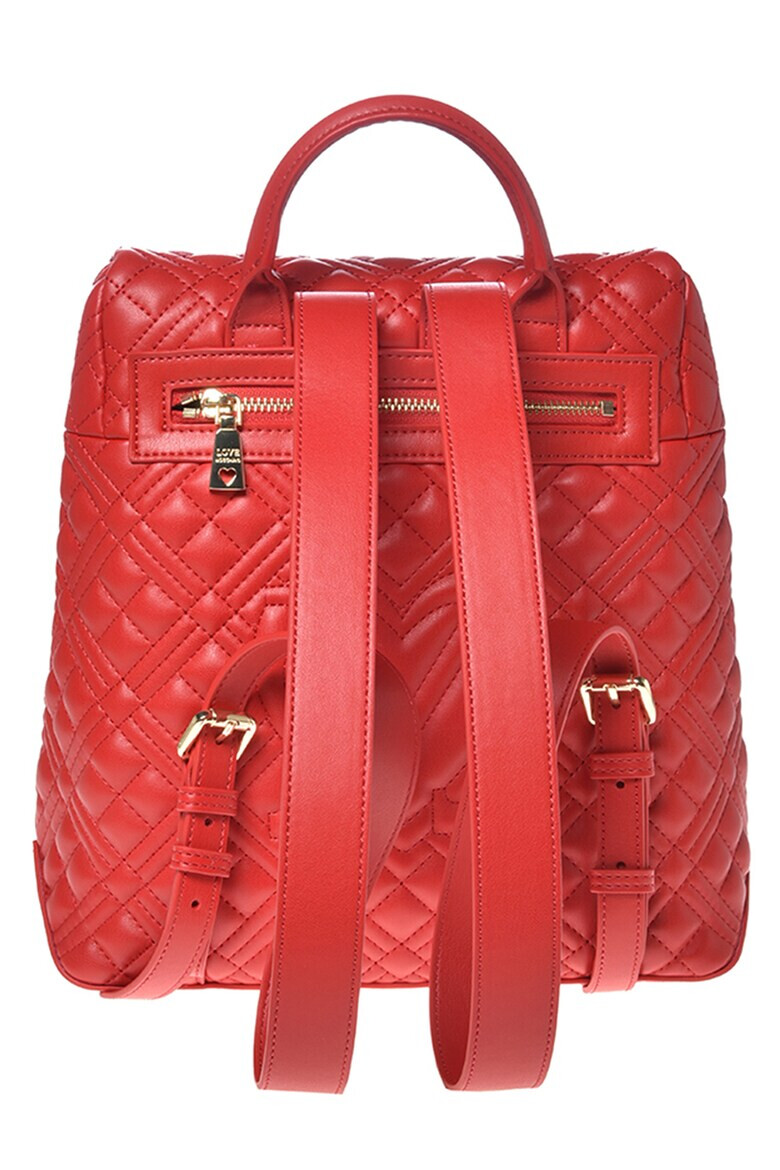 Love Moschino Rucsac de piele ecologica cu aspect matlasat - Pled.ro