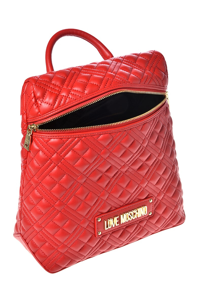 Love Moschino Rucsac de piele ecologica cu aspect matlasat - Pled.ro