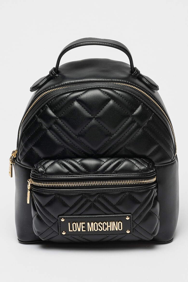 Love Moschino Rucsac de piele ecologica cu aspect matlasat - Pled.ro