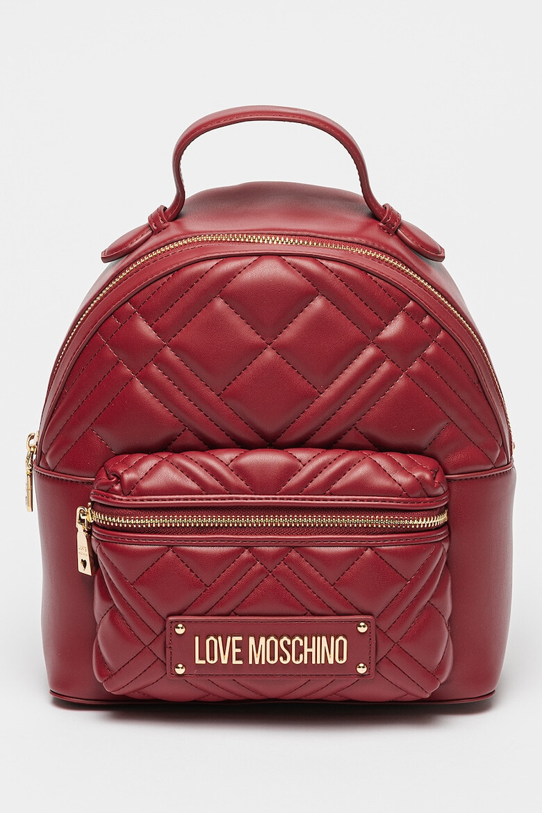 Love Moschino Rucsac de piele ecologica cu aspect matlasat - Pled.ro