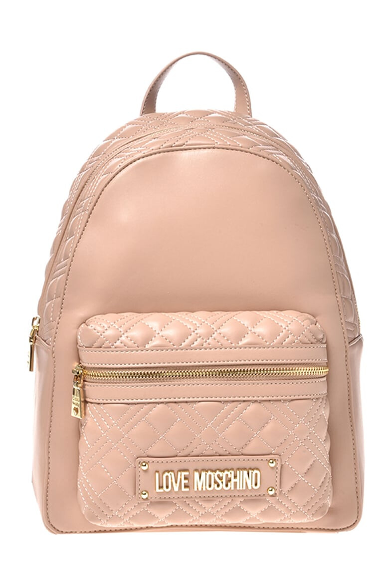 Love Moschino Rucsac de piele ecologica cu buzunar frontal - Pled.ro