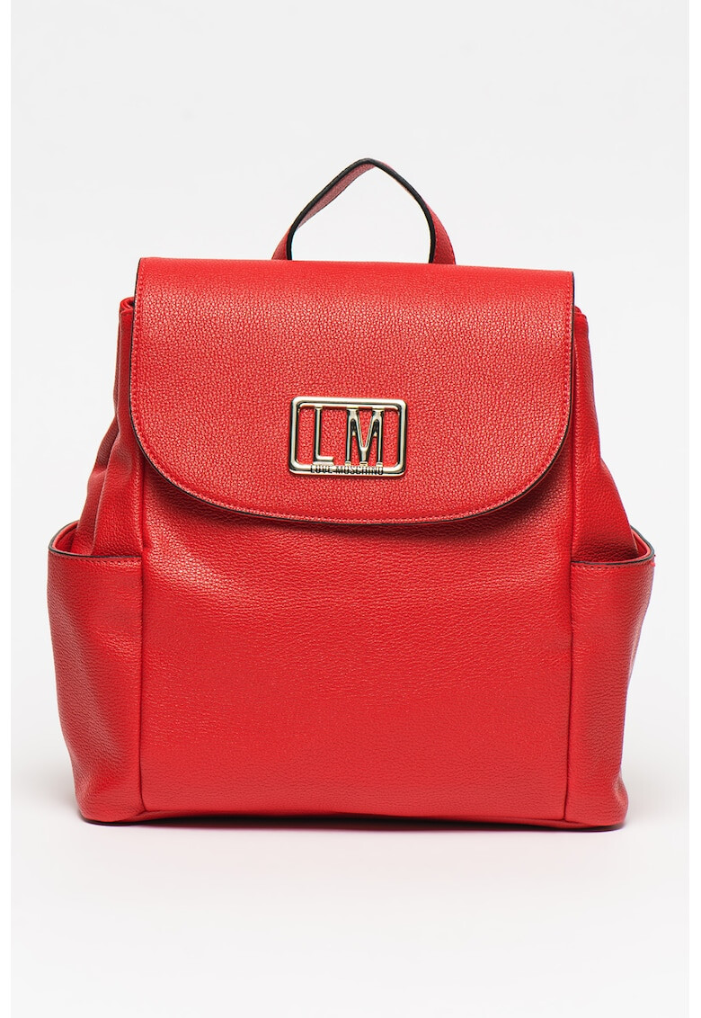 Love Moschino Rucsac de piele ecologica cu buzunare laterale - Pled.ro