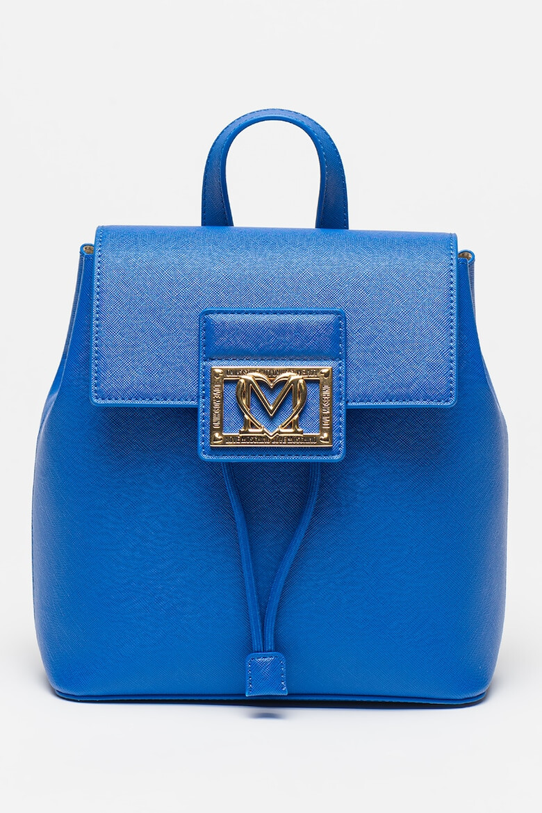 Love Moschino Rucsac de piele ecologica cu clapa - Pled.ro