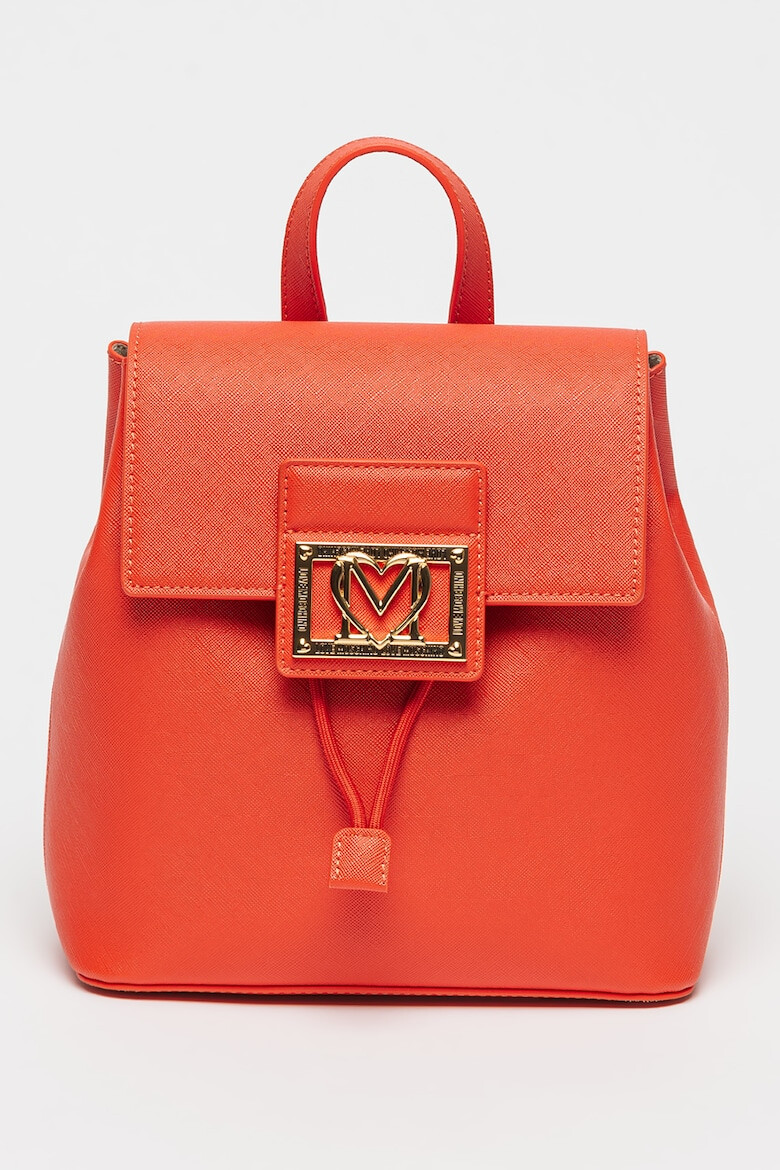 Love Moschino Rucsac de piele ecologica cu clapa - Pled.ro