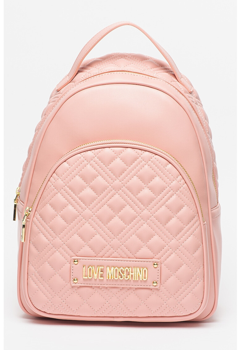 Love Moschino Rucsac de piele ecologica cu detalii matlasate - Pled.ro