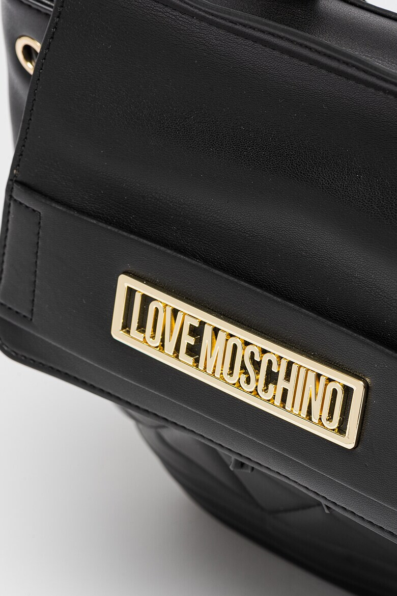 Love Moschino Rucsac de piele ecologica cu detalii matlasate - Pled.ro