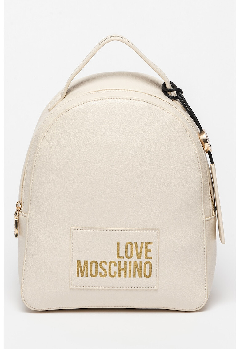 Love Moschino Rucsac de piele ecologica cu imprimeu logo - Pled.ro