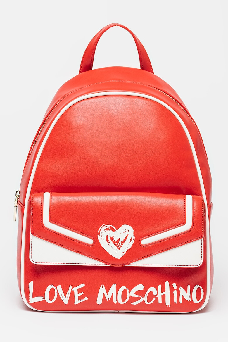 Love Moschino Rucsac de piele ecologica cu logo - Pled.ro