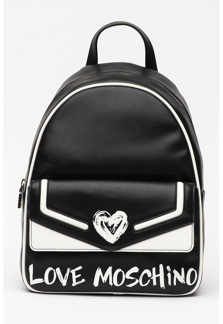 Love Moschino Rucsac de piele ecologica cu logo - Pled.ro