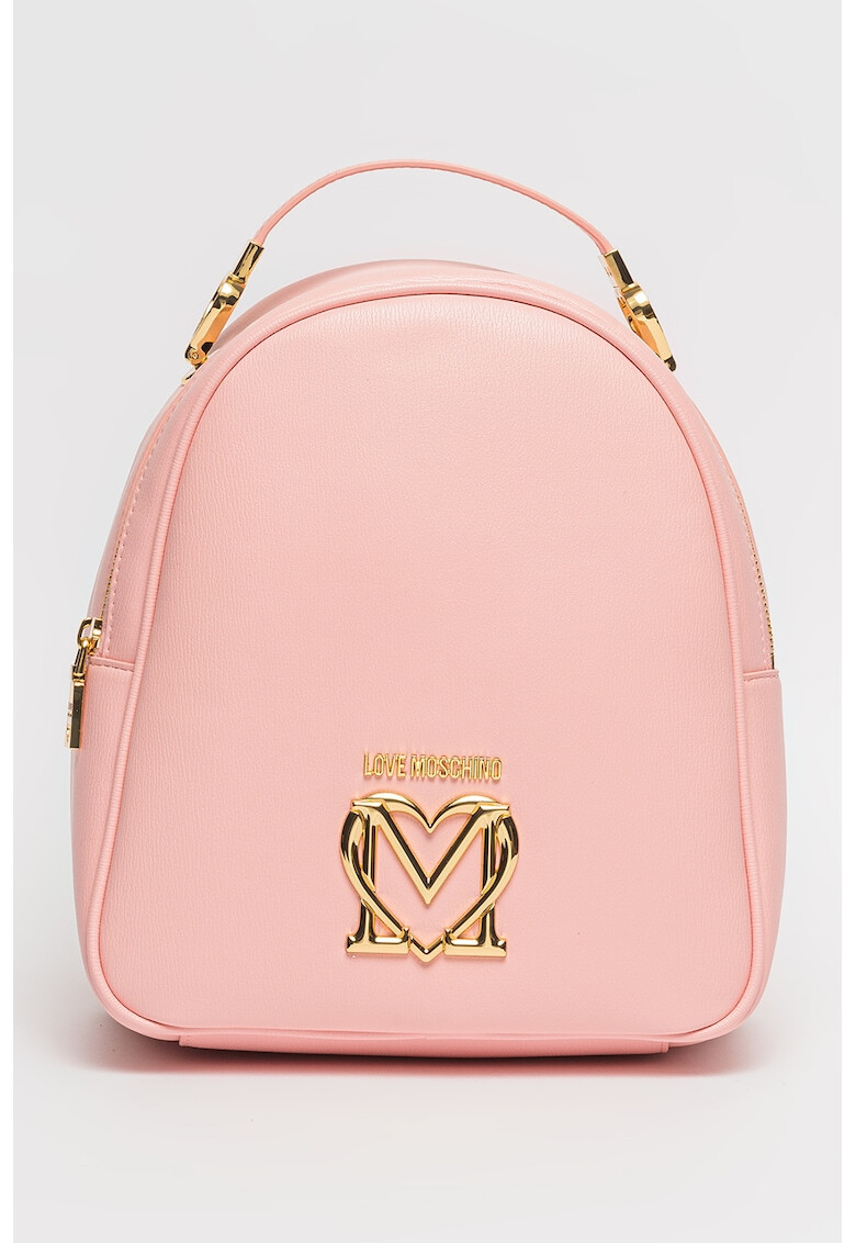 Love Moschino Rucsac de piele ecologica cu logo metalic - Pled.ro