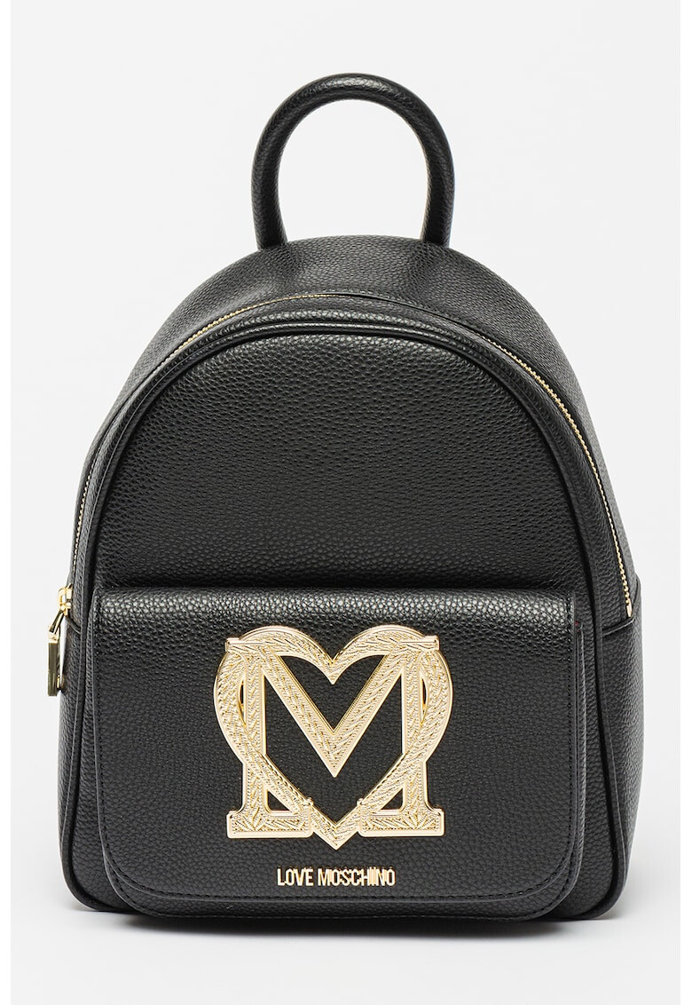 Love Moschino Rucsac de piele ecologica cu logo metalic - Pled.ro