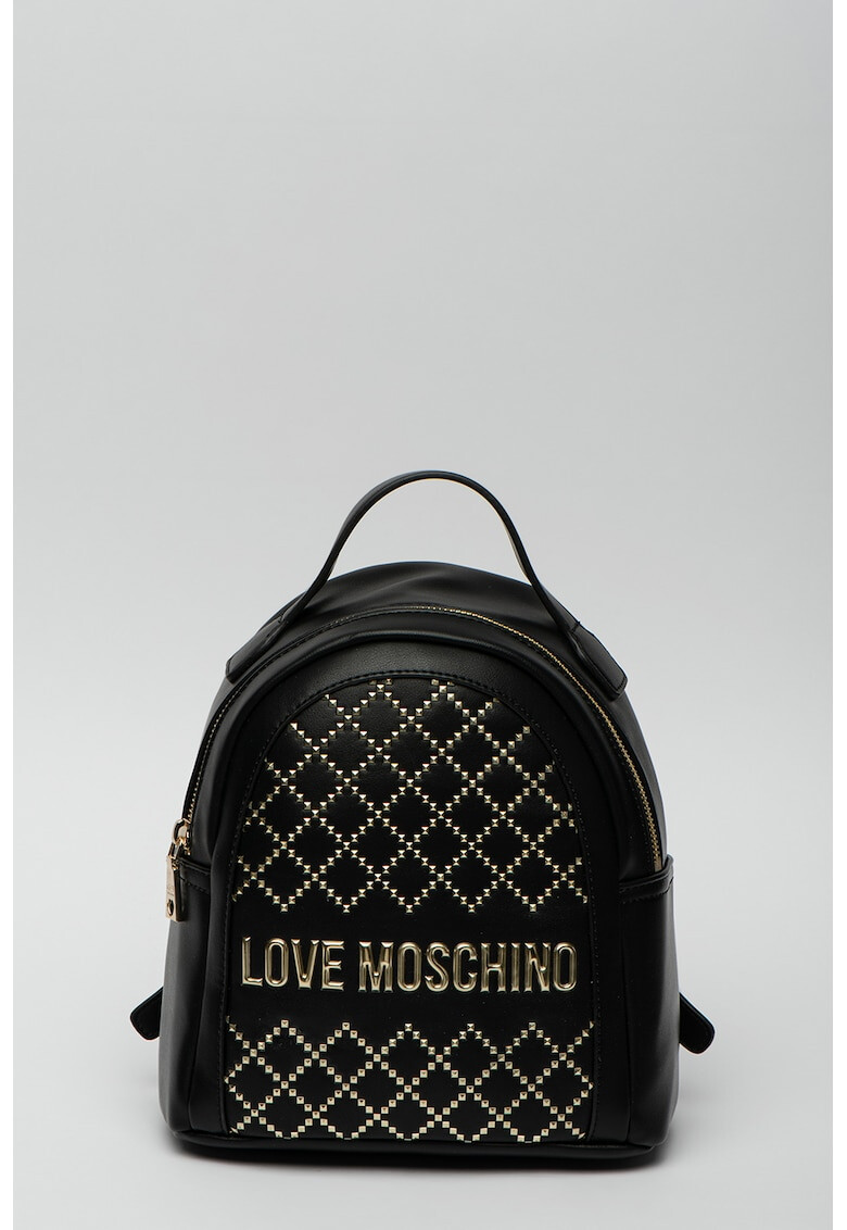 Love Moschino Rucsac de piele ecologica cu nituri decorative - Pled.ro