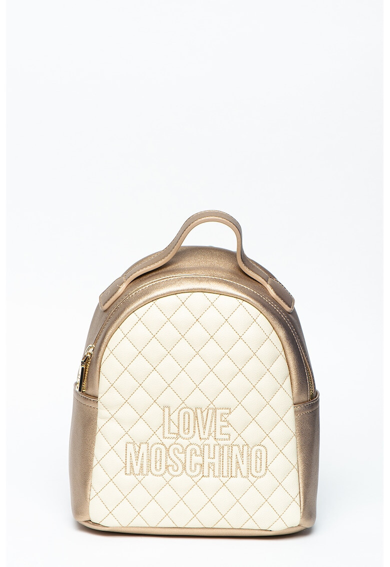 Love Moschino Rucsac de piele ecologica cu segment matlasat - Pled.ro