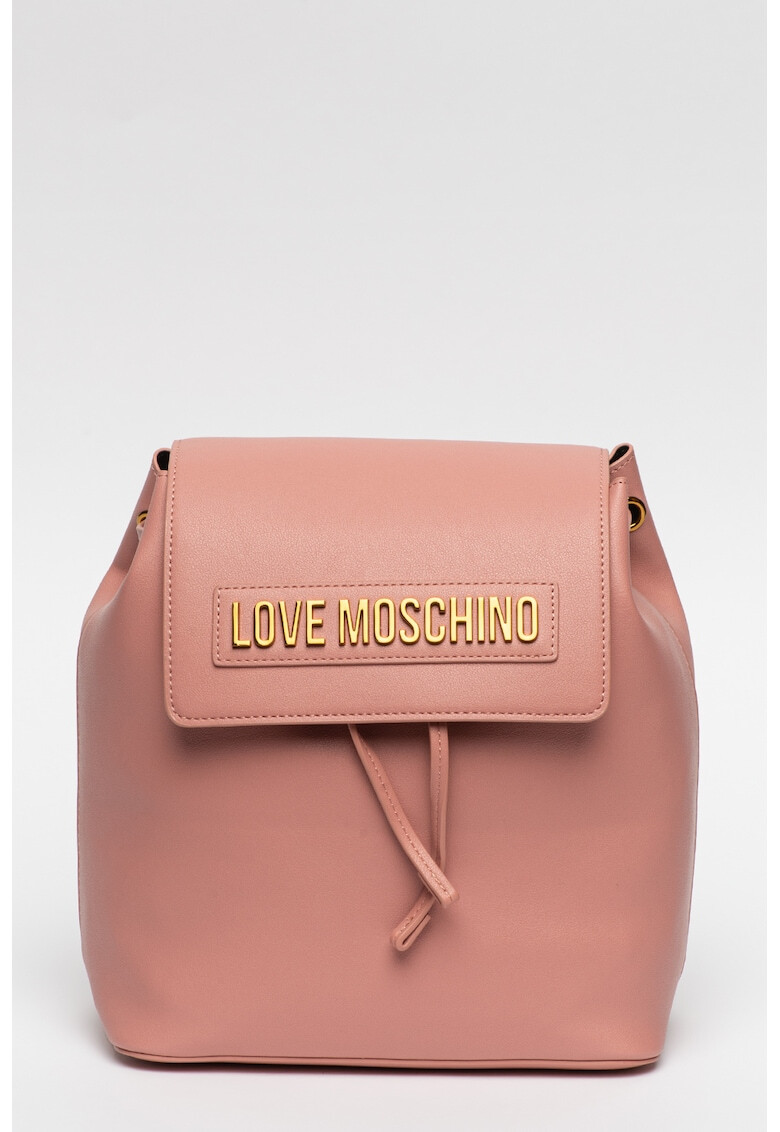 Love Moschino Rucsac din piele ecologica cu logo metalic - Pled.ro