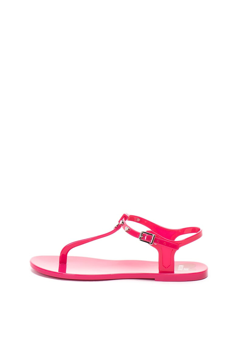 Love Moschino Sandale cu aplicatie cu tinte cu inima Thong - Pled.ro