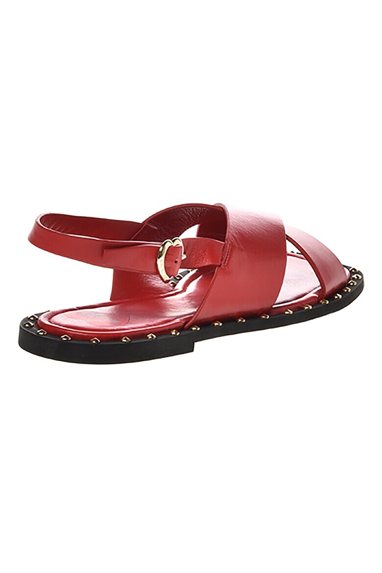 Love Moschino Sandale de piele cu catarama - Pled.ro