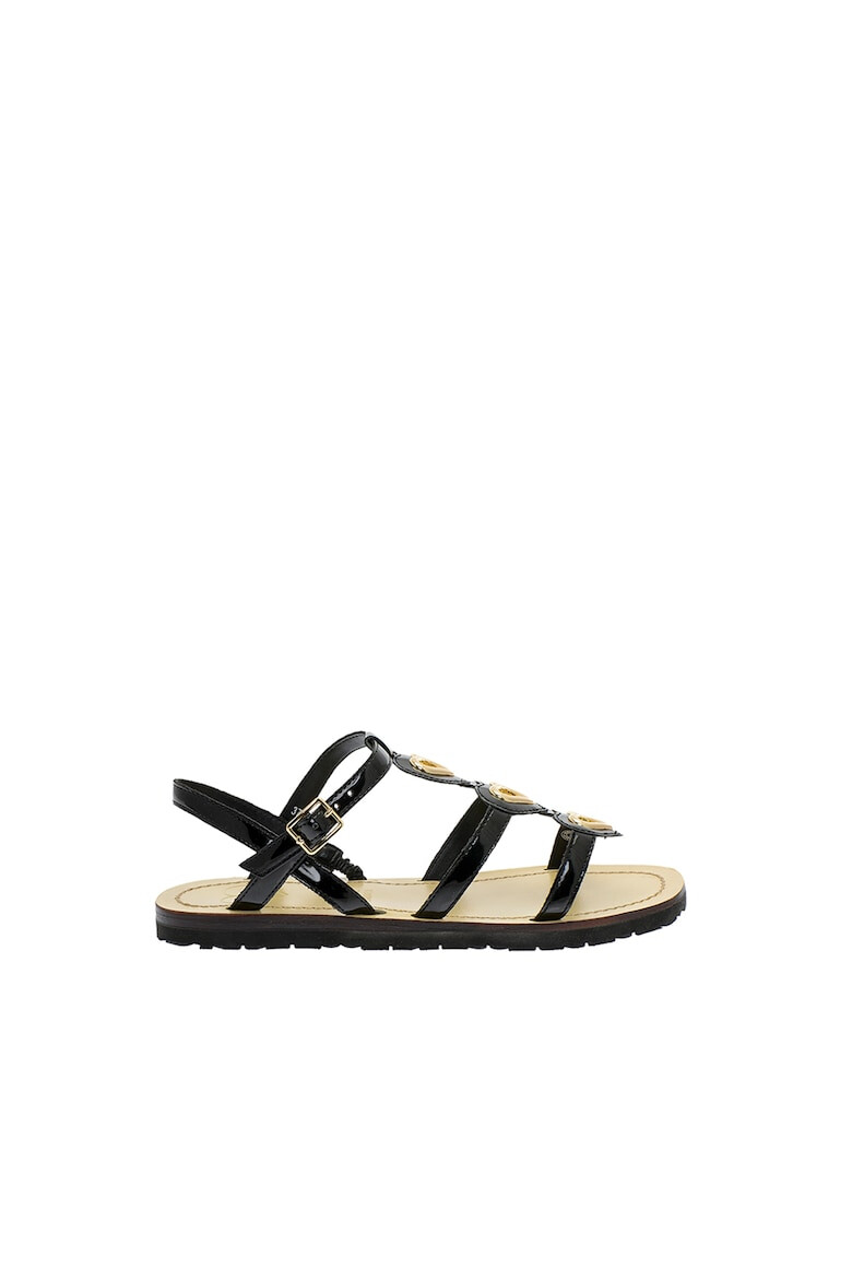 Love Moschino Sandale de piele ecologica cu barete multiple - Pled.ro