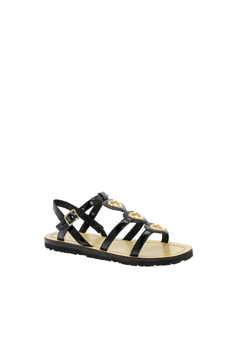 Love Moschino Sandale de piele ecologica cu barete multiple - Pled.ro