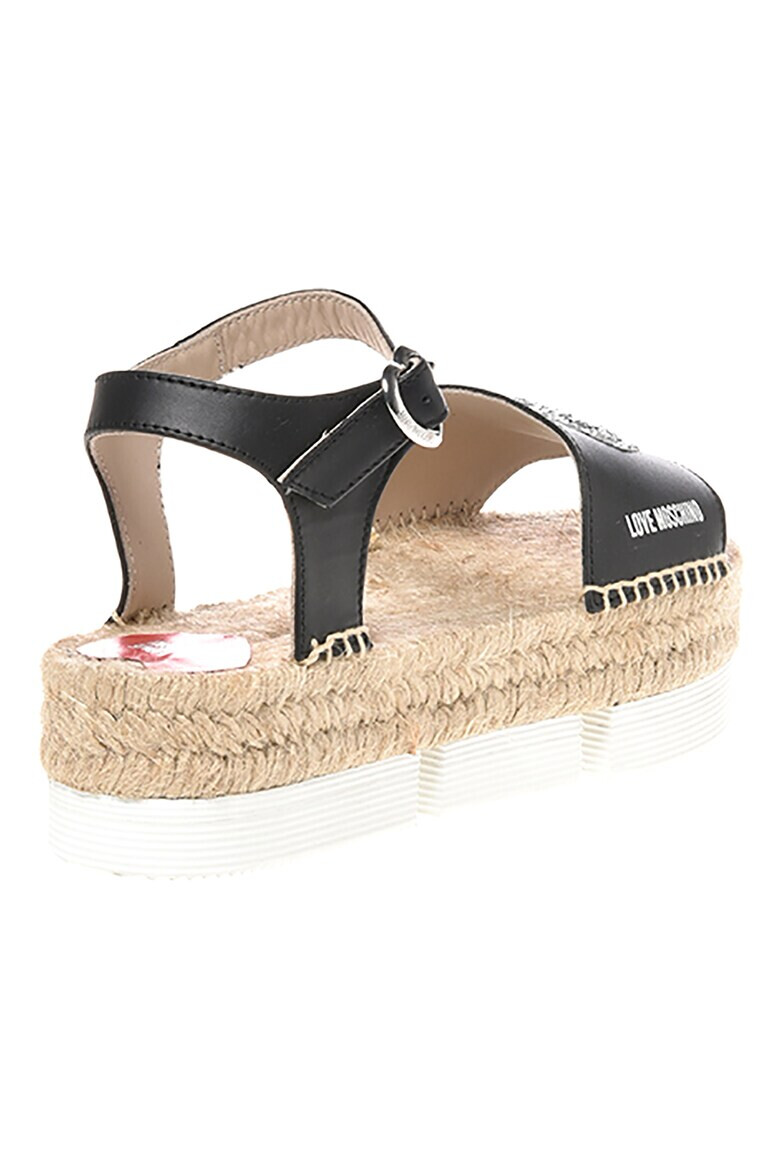 Love Moschino Sandale flatform din piele - Pled.ro