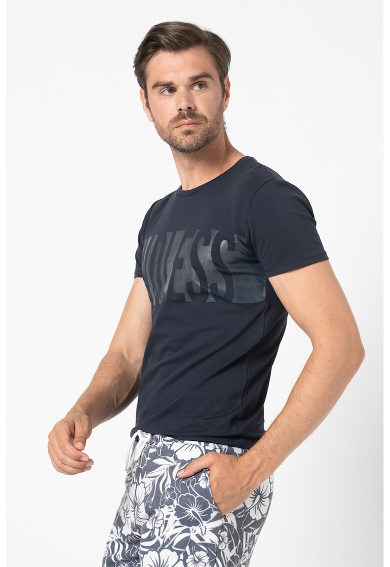 LTB Tricou cu imprimeu text - Pled.ro