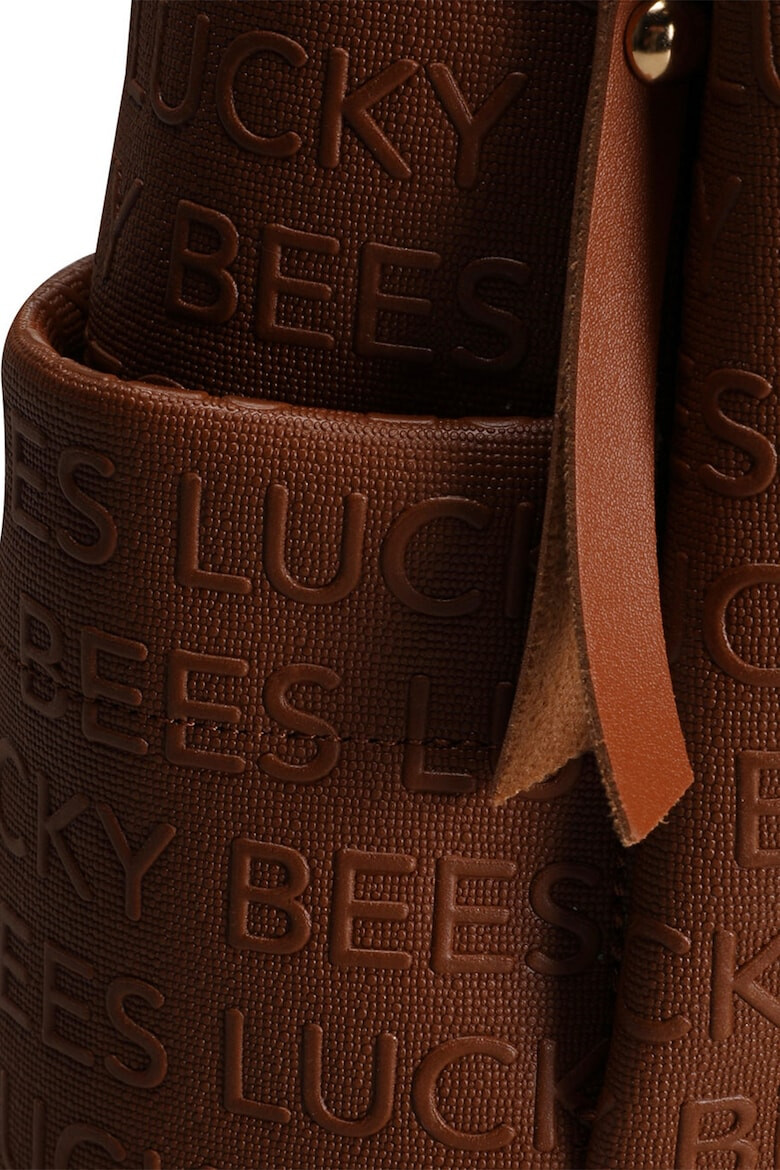 Lucky Bees Rucsac cu model logo in relief - Pled.ro