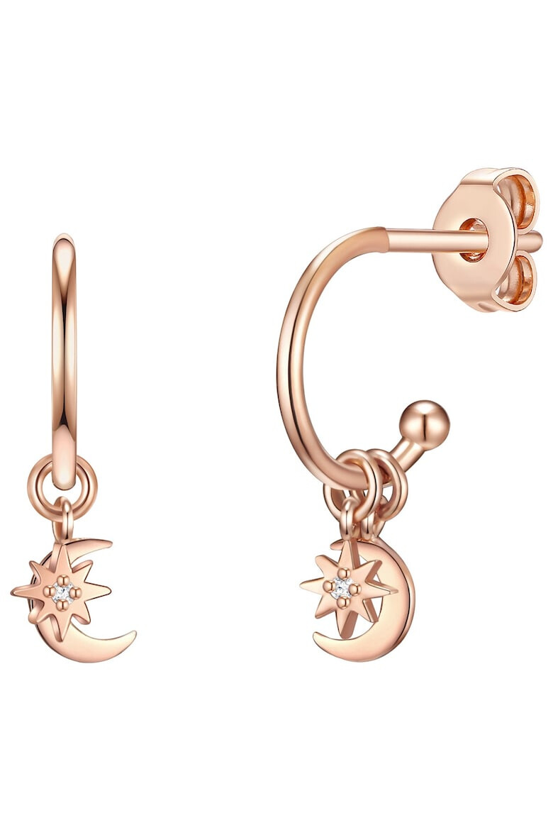 Lulu & Jane Cercei placati cu aur rose de 14K 32005 - Pled.ro