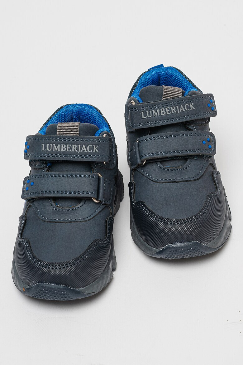 Lumberjack Pantofi sport de piele ecologica cu velcro - Pled.ro