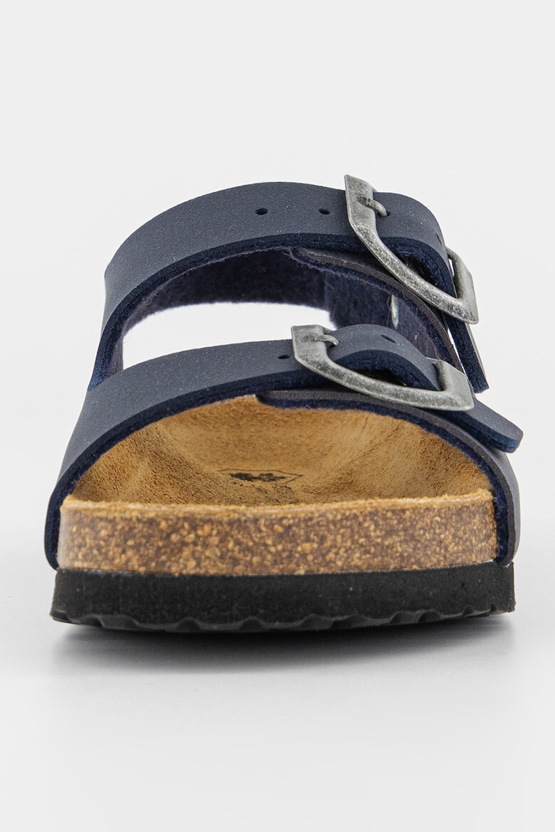 Lumberjack Sandale de piele ecologica cu logo discret - Pled.ro