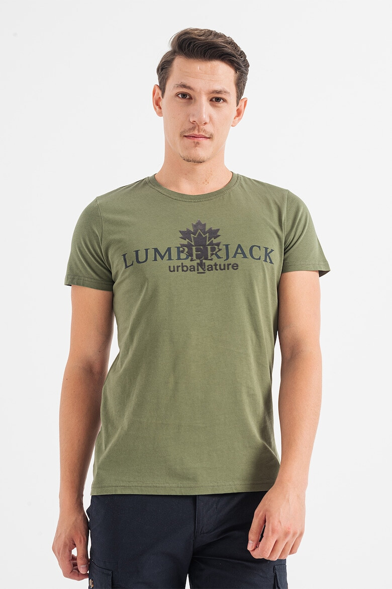 Lumberjack Tricou cu imprimeu logo pe piept - Pled.ro