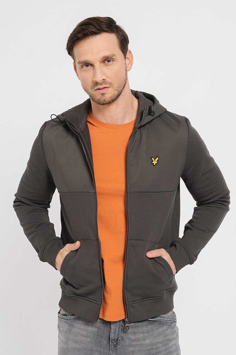 Lyle & Scott Hanorac cu fermoar si buzunare oblice - Pled.ro