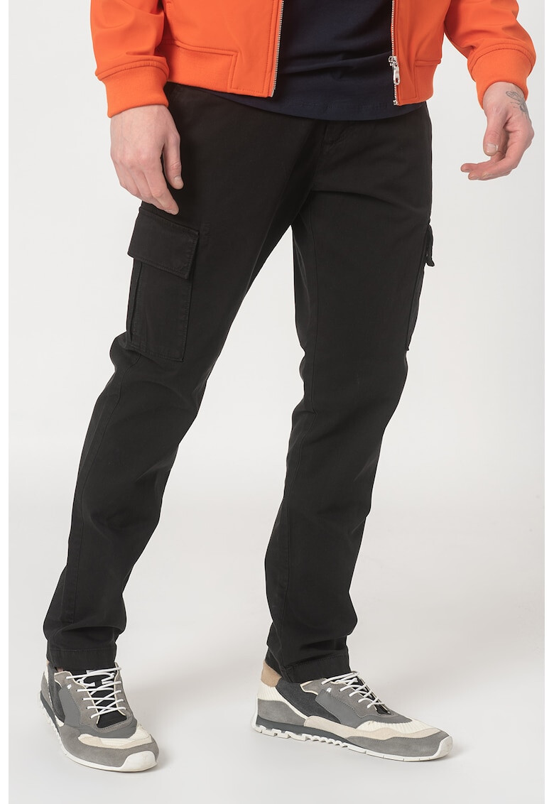 Lyle & Scott Pantaloni cargo cu buzunare oblice - Pled.ro