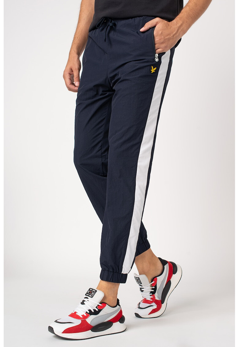 Lyle & Scott Pantaloni sport cu garnituri laterale contrastante - Pled.ro