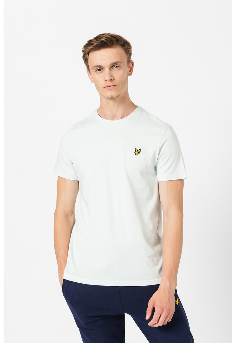 Lyle & Scott Tricou din bumbac organic cu aplicatie discreta - Pled.ro