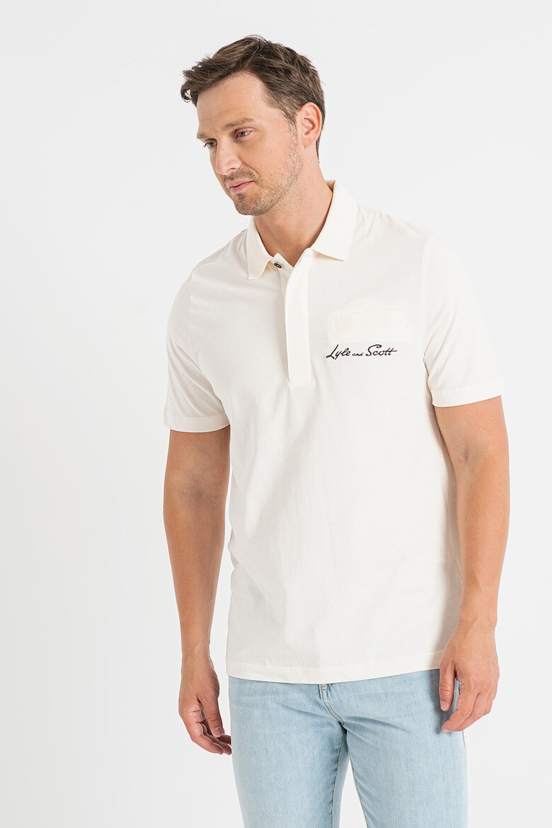 Lyle & Scott Tricou polo cu broderie logo - Pled.ro