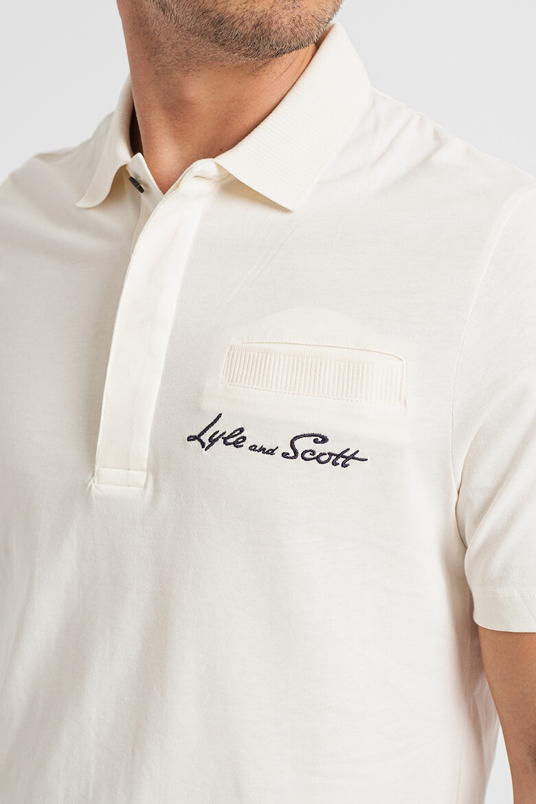 Lyle & Scott Tricou polo cu broderie logo - Pled.ro