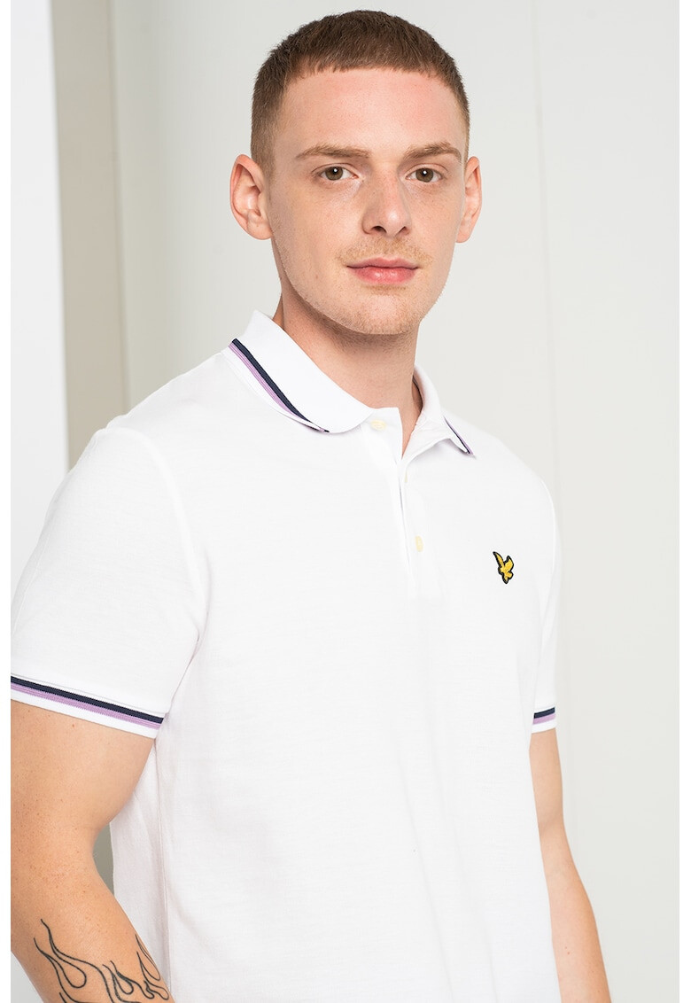 Lyle & Scott Tricou polo din material pique - Pled.ro