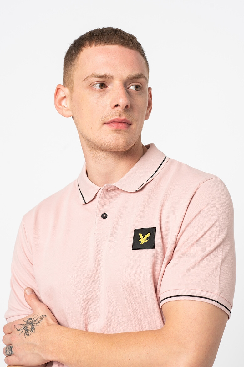 Lyle & Scott Tricou polo din material pique de bumbac - Pled.ro