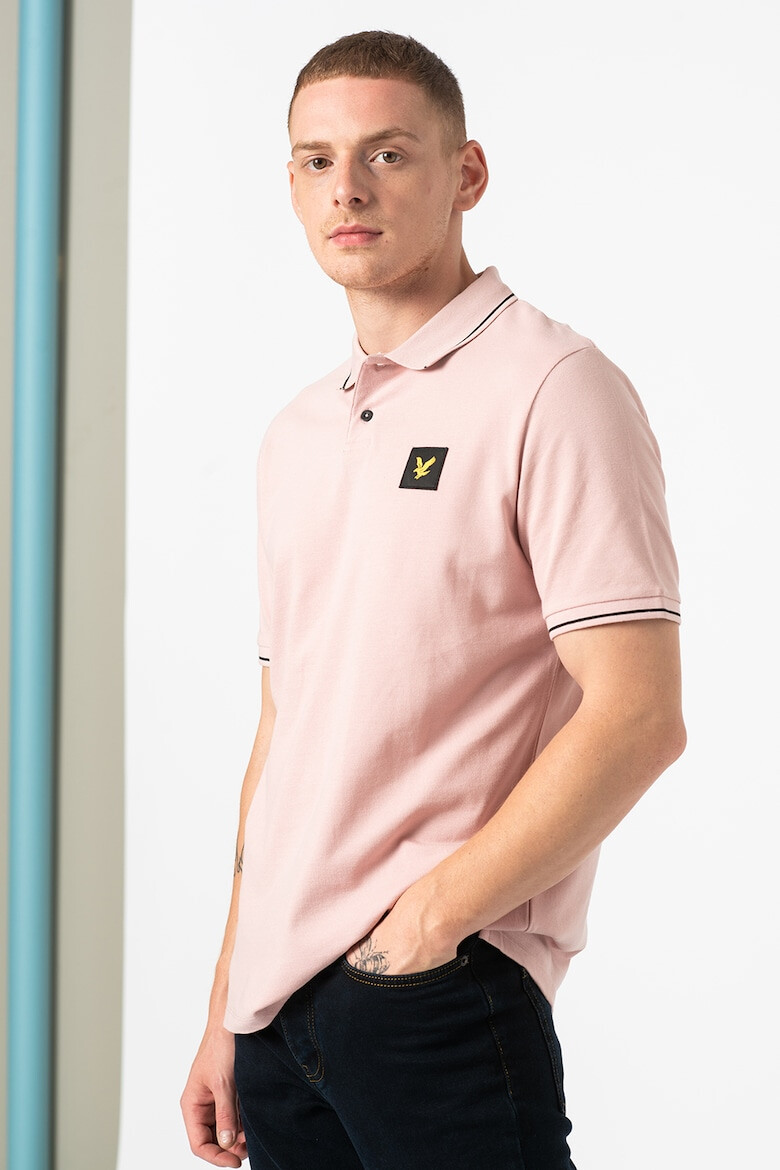 Lyle & Scott Tricou polo din material pique de bumbac - Pled.ro