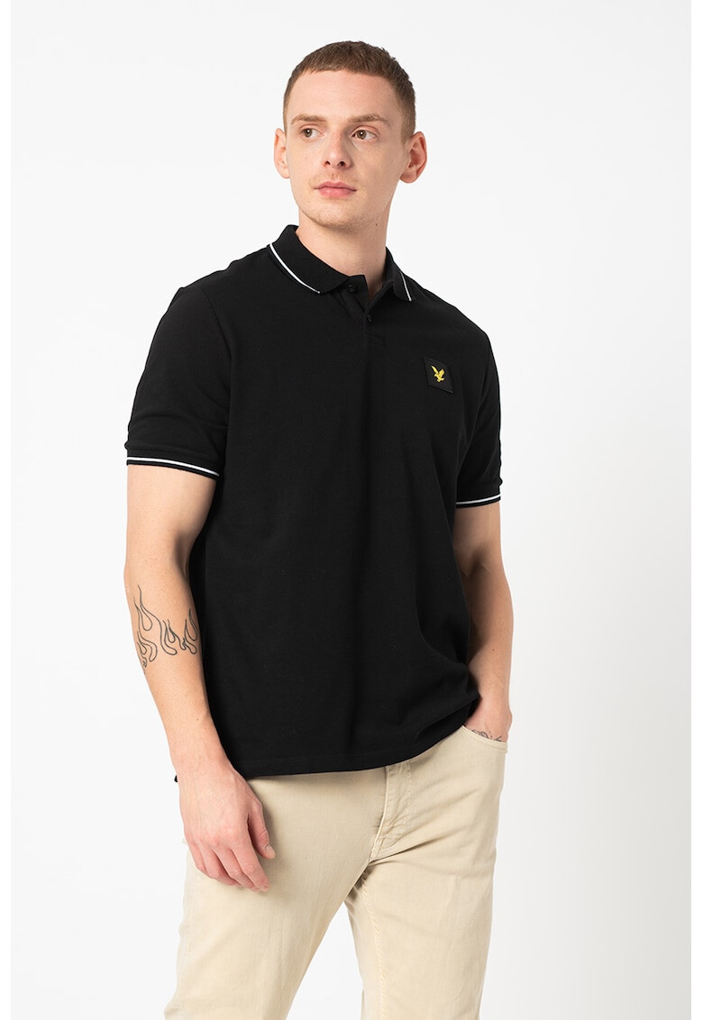 Lyle & Scott Tricou polo din material pique de bumbac - Pled.ro