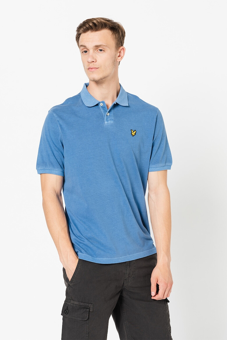 Lyle & Scott Tricou polo relaxed fit cu broderie logo discreta - Pled.ro