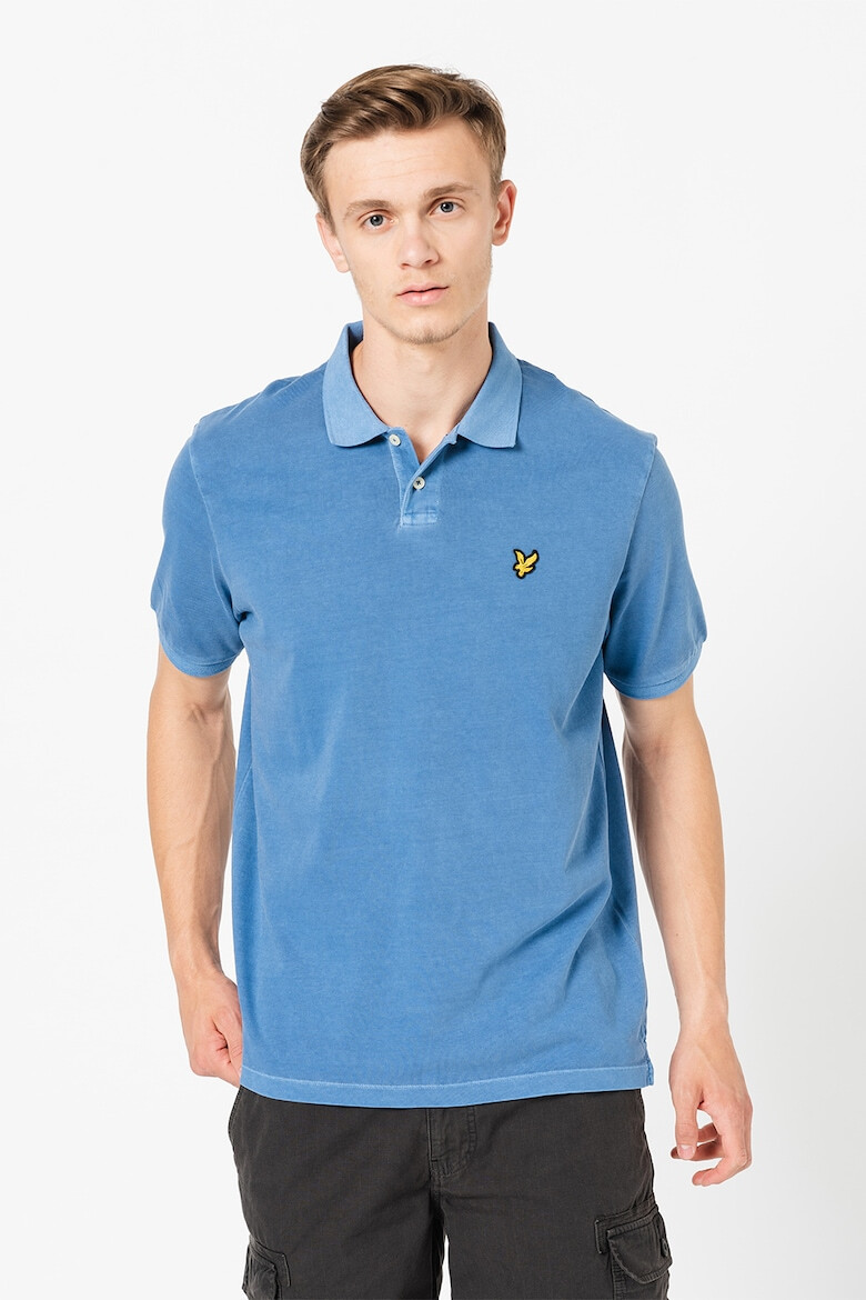 Lyle & Scott Tricou polo relaxed fit cu broderie logo discreta - Pled.ro