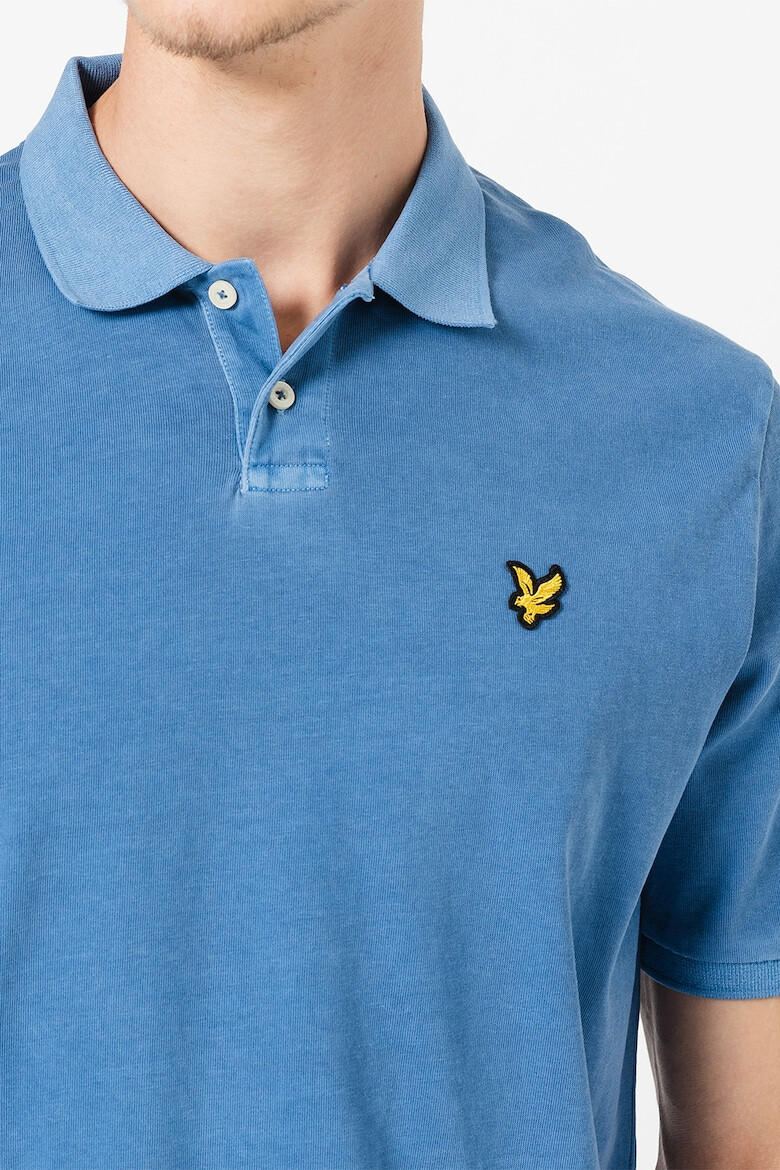 Lyle & Scott Tricou polo relaxed fit cu broderie logo discreta - Pled.ro