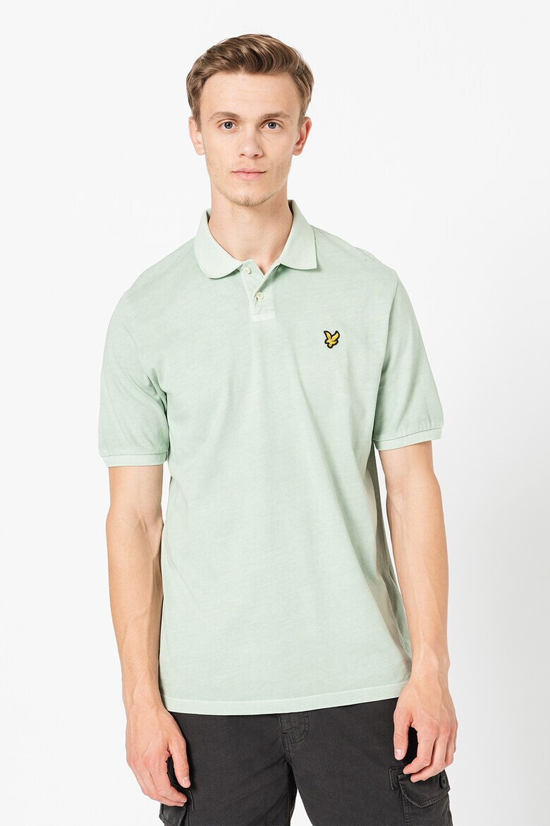 Lyle & Scott Tricou polo relaxed fit cu broderie logo discreta - Pled.ro