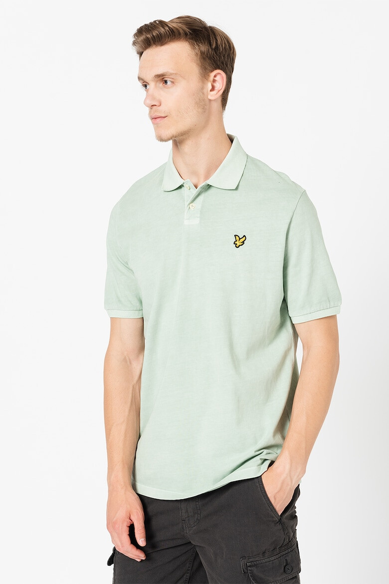 Lyle & Scott Tricou polo relaxed fit cu broderie logo discreta - Pled.ro