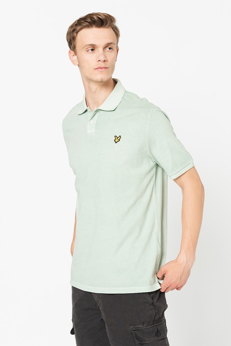 Lyle & Scott Tricou polo relaxed fit cu broderie logo discreta - Pled.ro