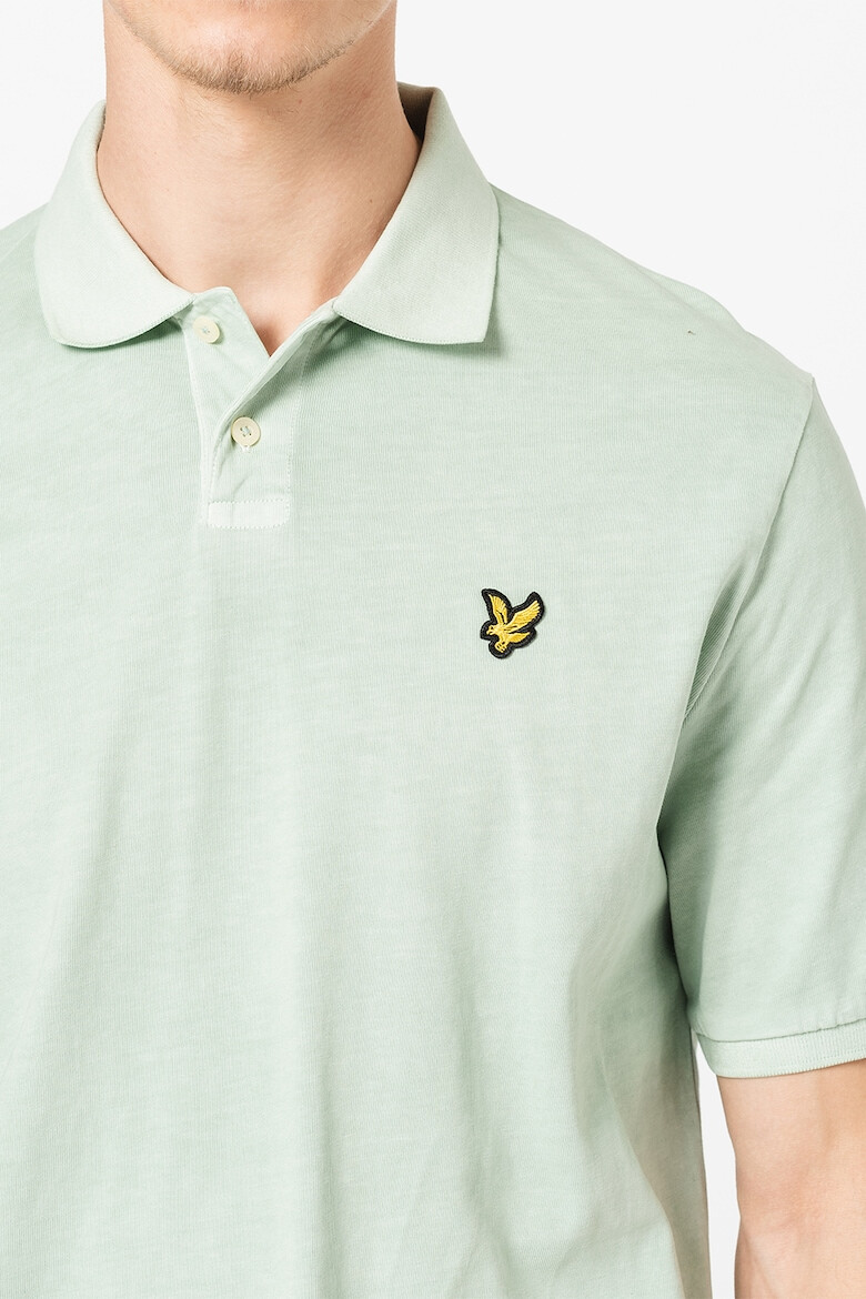 Lyle & Scott Tricou polo relaxed fit cu broderie logo discreta - Pled.ro