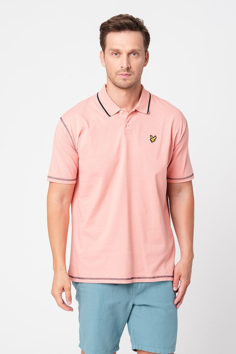 Lyle & Scott Tricou polo supradimensionat cu detaliu logo - Pled.ro